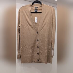 GAP Women's Camel Cardigan Sweater